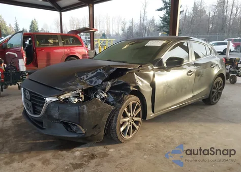 2018 Mazda Mazda3 Grand Touring z USA, uszkodzony, nr VIN 3MZBN1M35JM274861